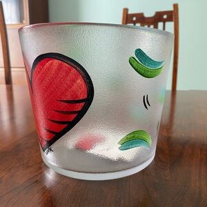 Kosta Boda Hearts Ice Bucket / Champagne Bucket (like new / never used)